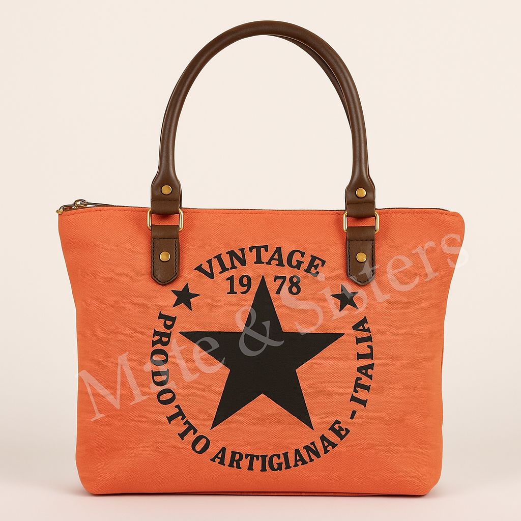 Bolso Bandolera Vintage Naranja *245017