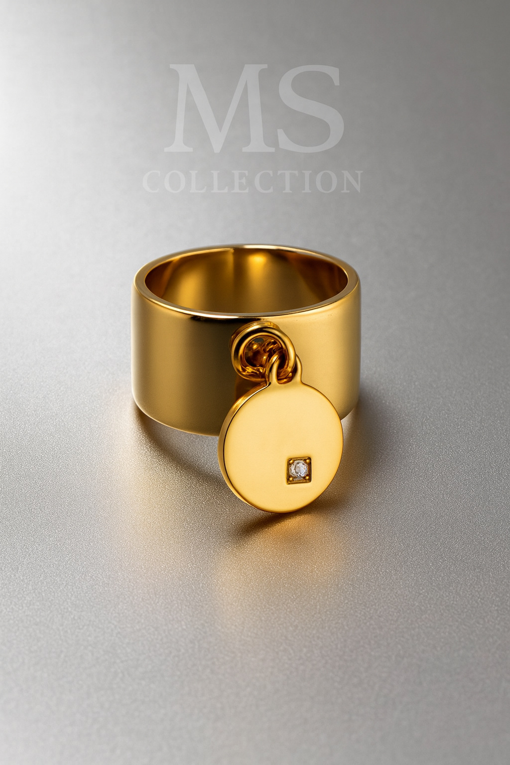 Anillos Acero Dorado y Plateado