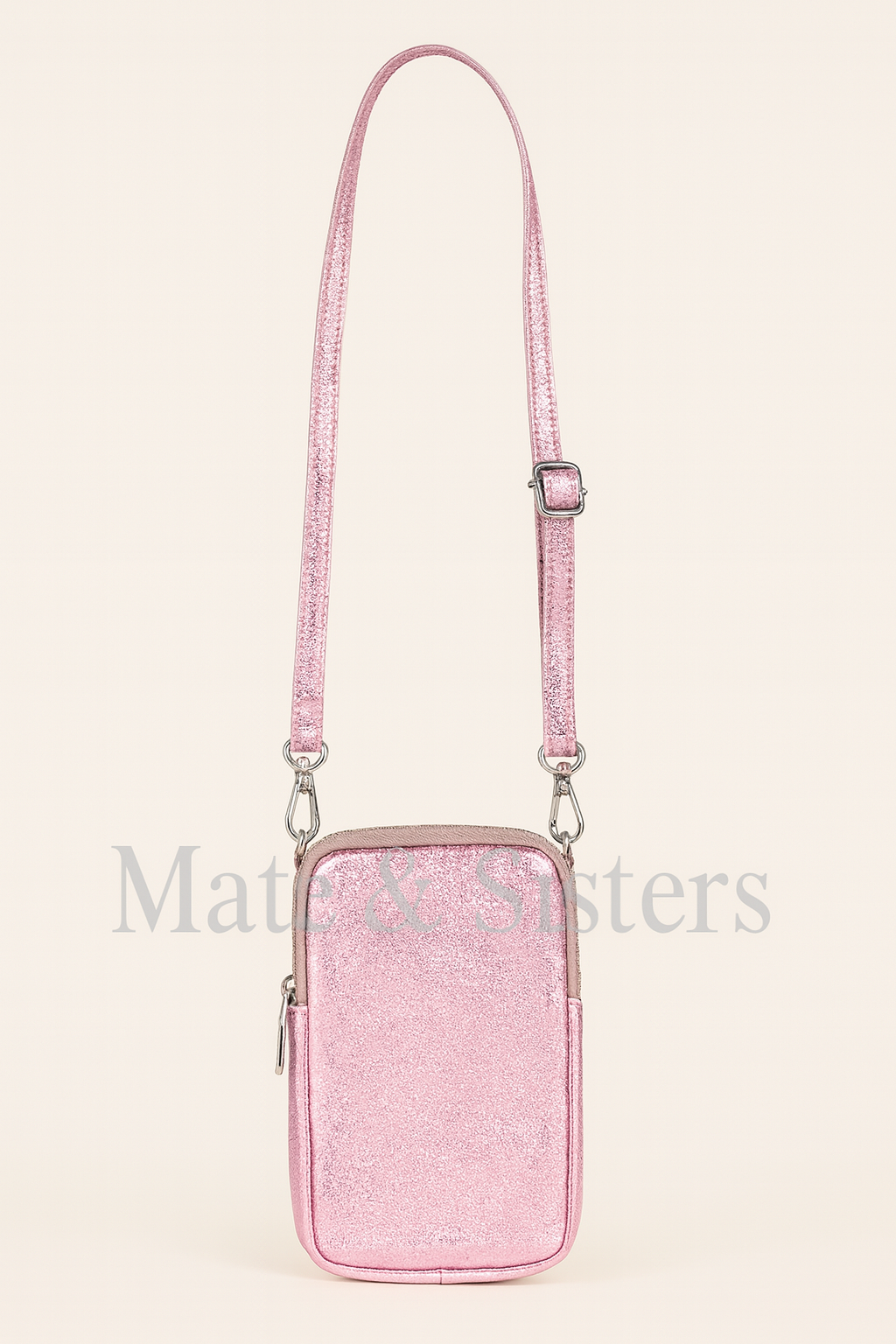 Bolso Bandolera para Móvil de Piel Auténtica – Hecho en Italia *6165*