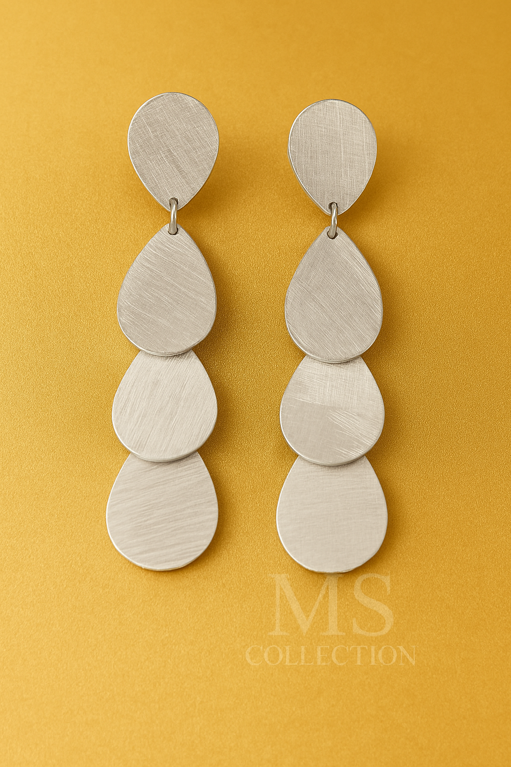 Pendientes Dorados de Acero Inoxidable *35129*