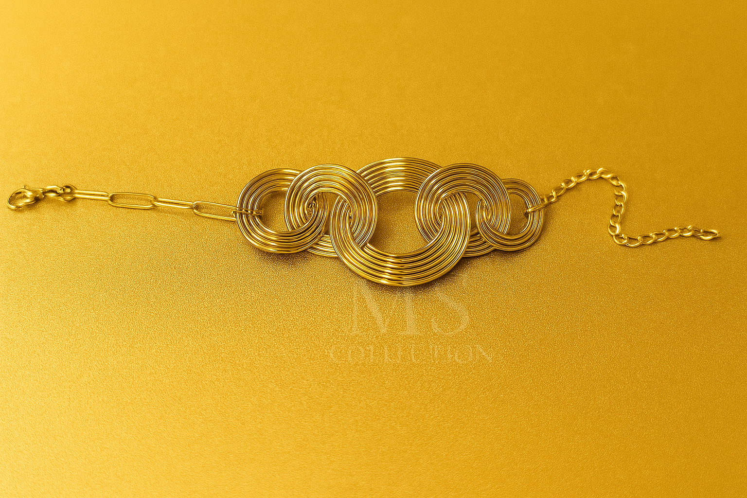 Pulseras en Acero Dorado y Plateado 📿