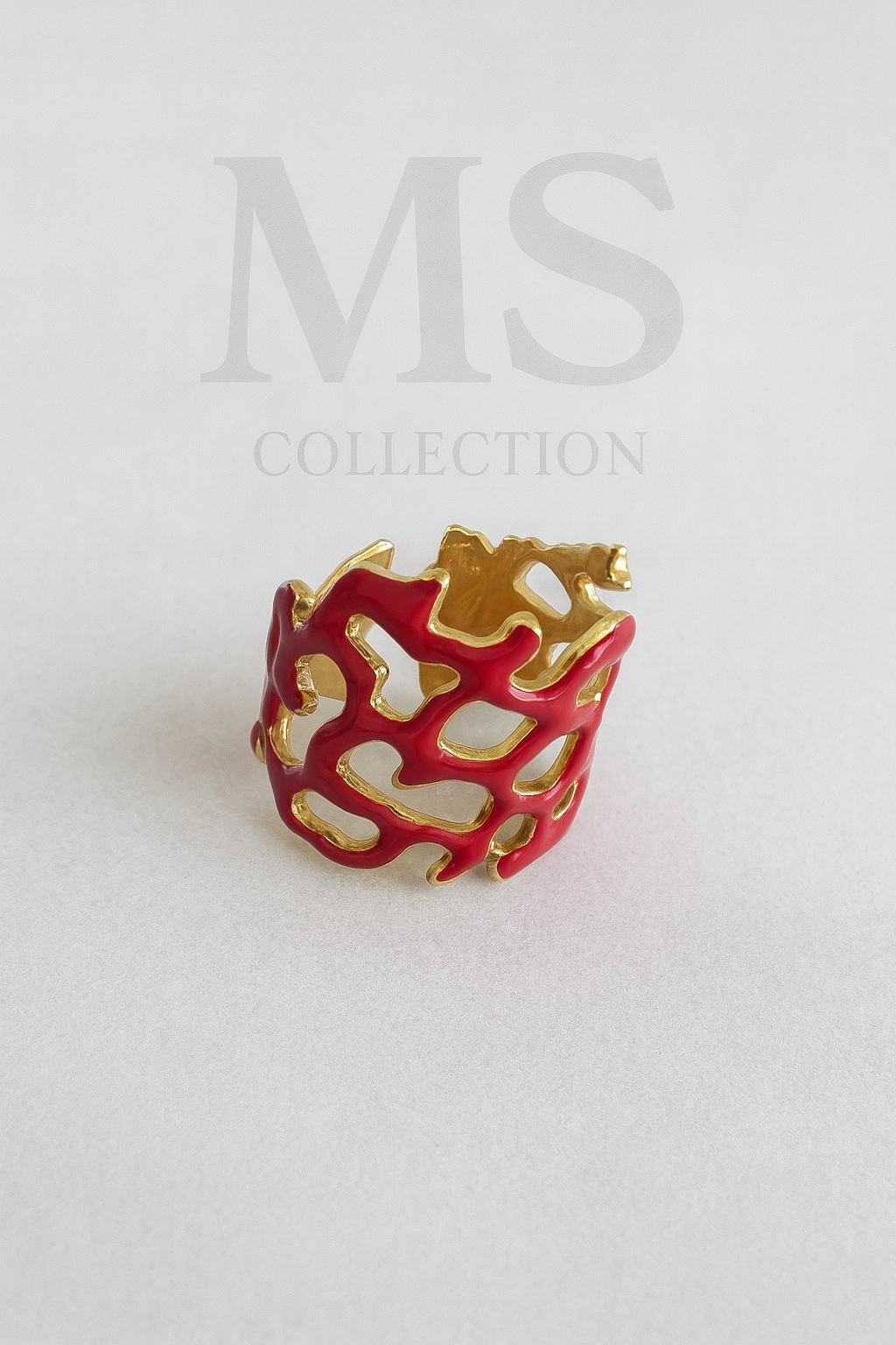 Anillos Acero Dorado y Plateado | MS Collection *700250*