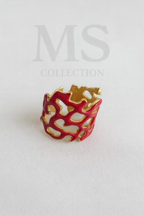 Anillos Acero Dorado y Plateado | MS Collection *700250*