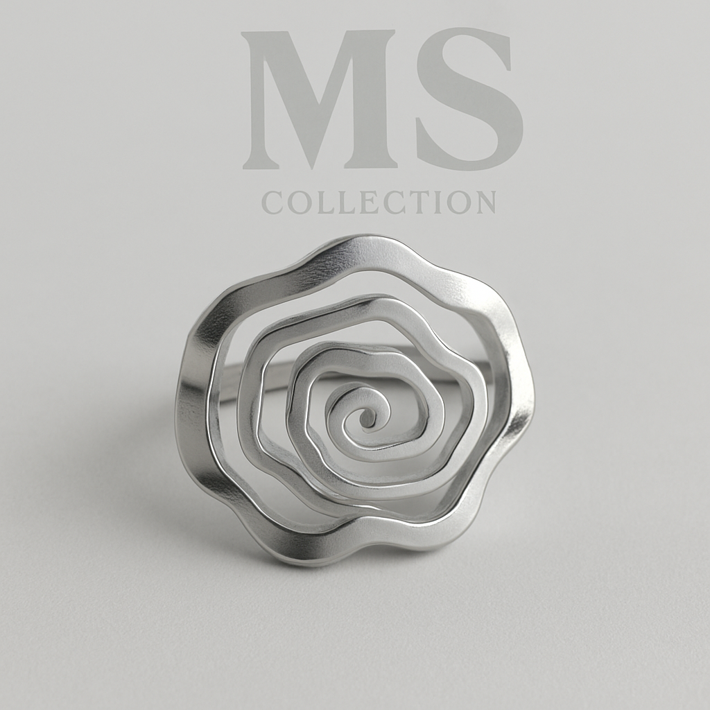 Anillos Acero Dorado y Plateado | MS Collection *700250*