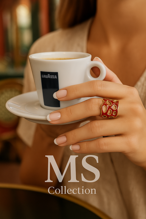 Anillos Acero Dorado y Plateado | MS Collection *700250*
