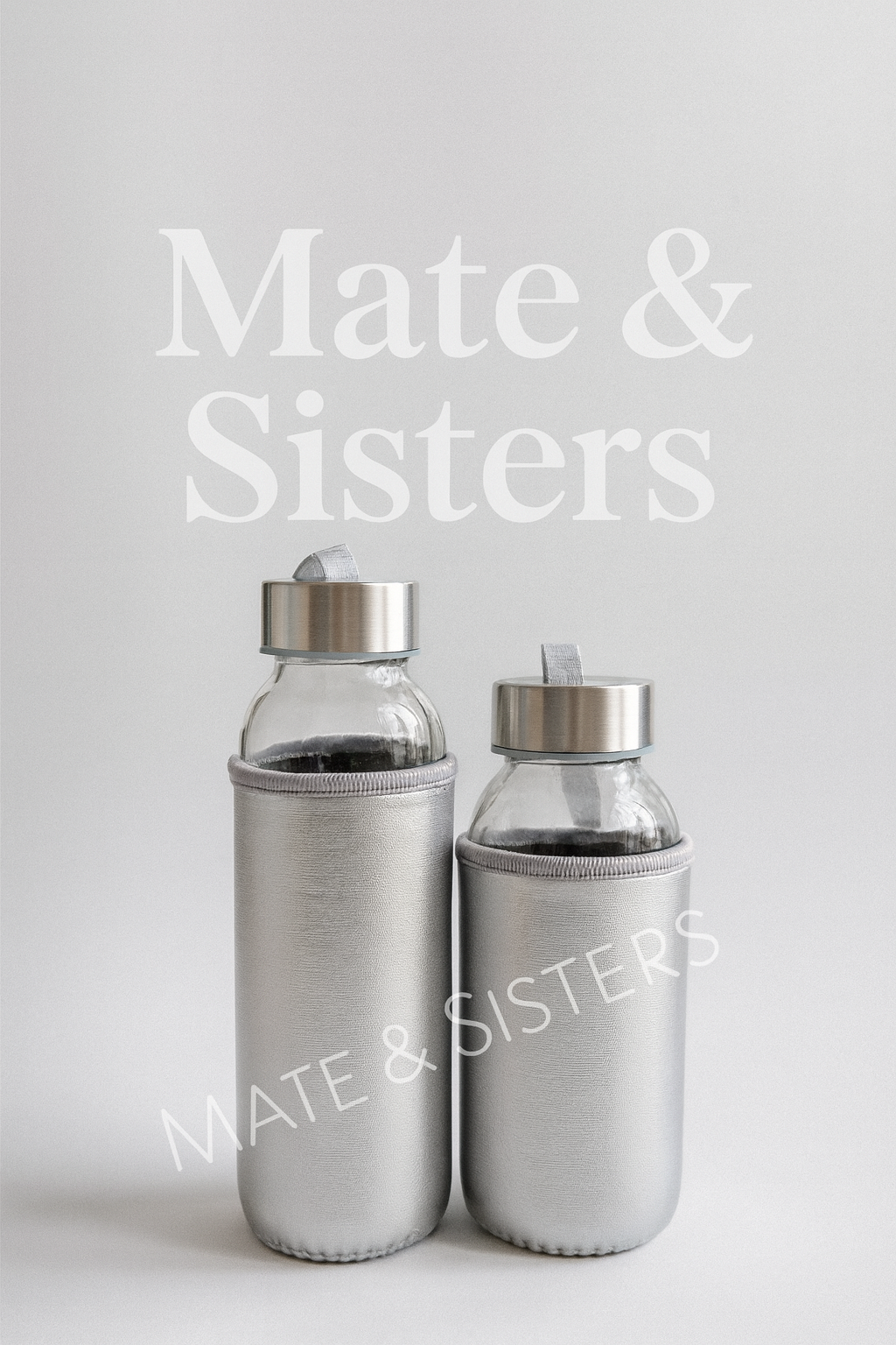 Botella de Cristal con Funda Brillante Enchantée · 300ml & 400ml