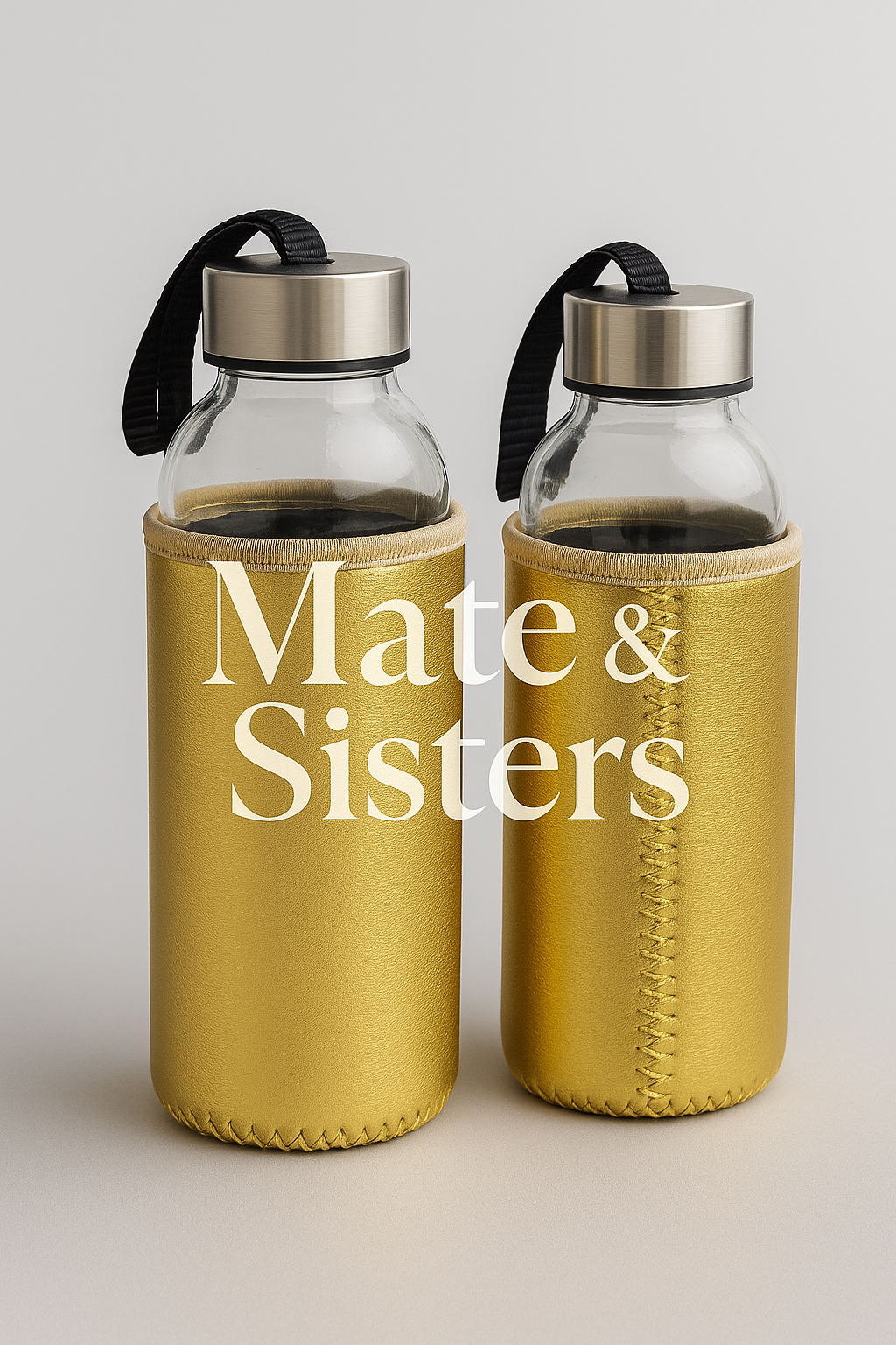 Botella de Cristal con Funda Brillante Enchantée · 300ml & 400ml