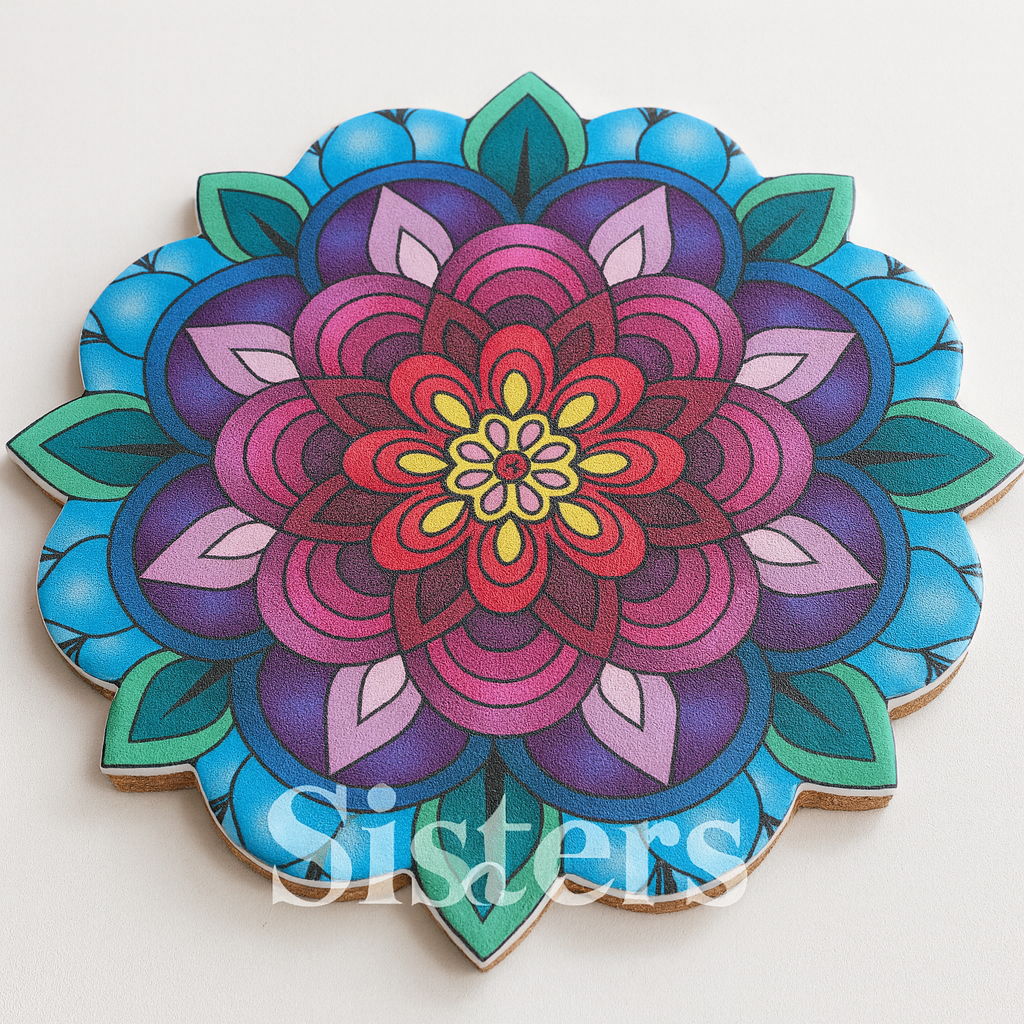 Salvamanteles Mandala · 20x20 cm *QD31*