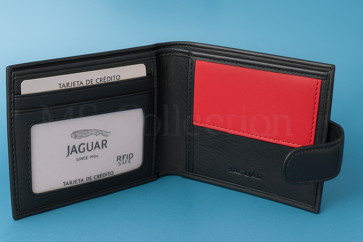 Cartera de Hombre en Cuero – Jaguar RFID Safe