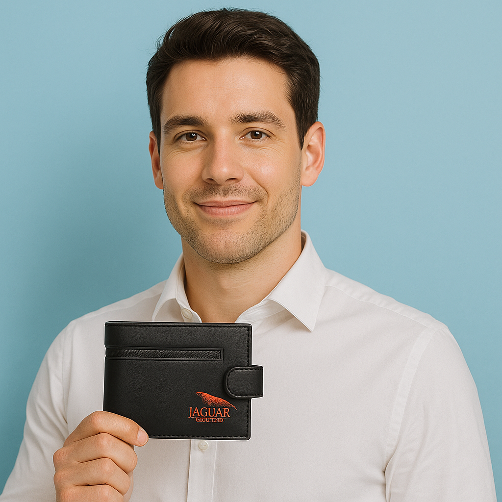 Cartera de Hombre en Cuero – Jaguar RFID Safe
