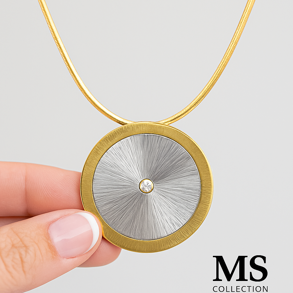 Collares de Acero Inoxidable con Colgantes Exclusivos – MS Collection *35170*