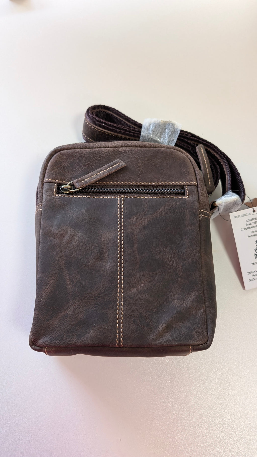 Bandolera Dakar de Cuero – Tamaño Grande 17×19