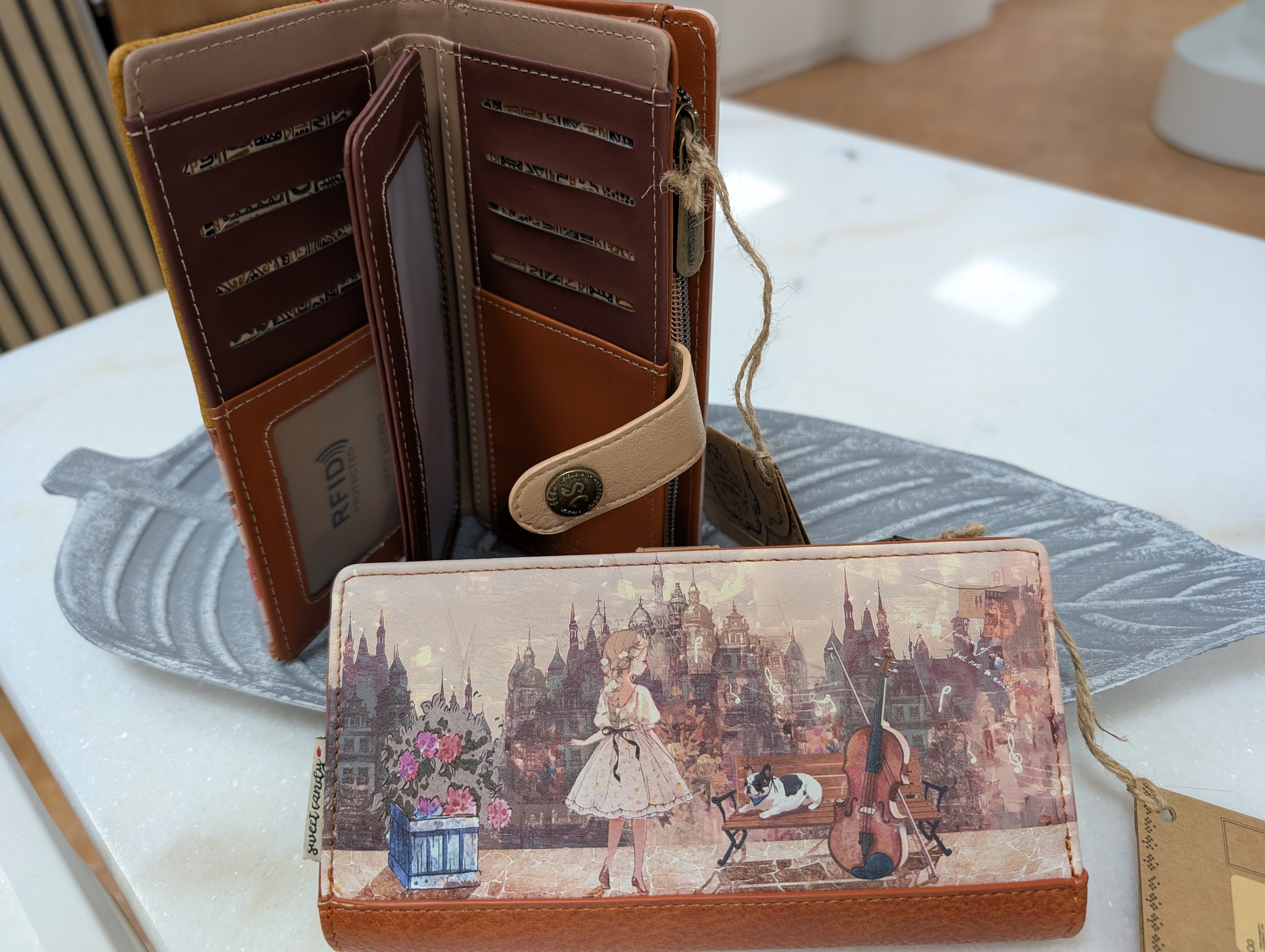 Cartera Billetera C-348-3#
